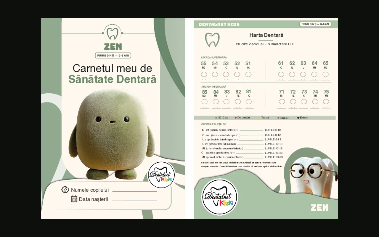 Carnetul ZEN — DentalNet Kids